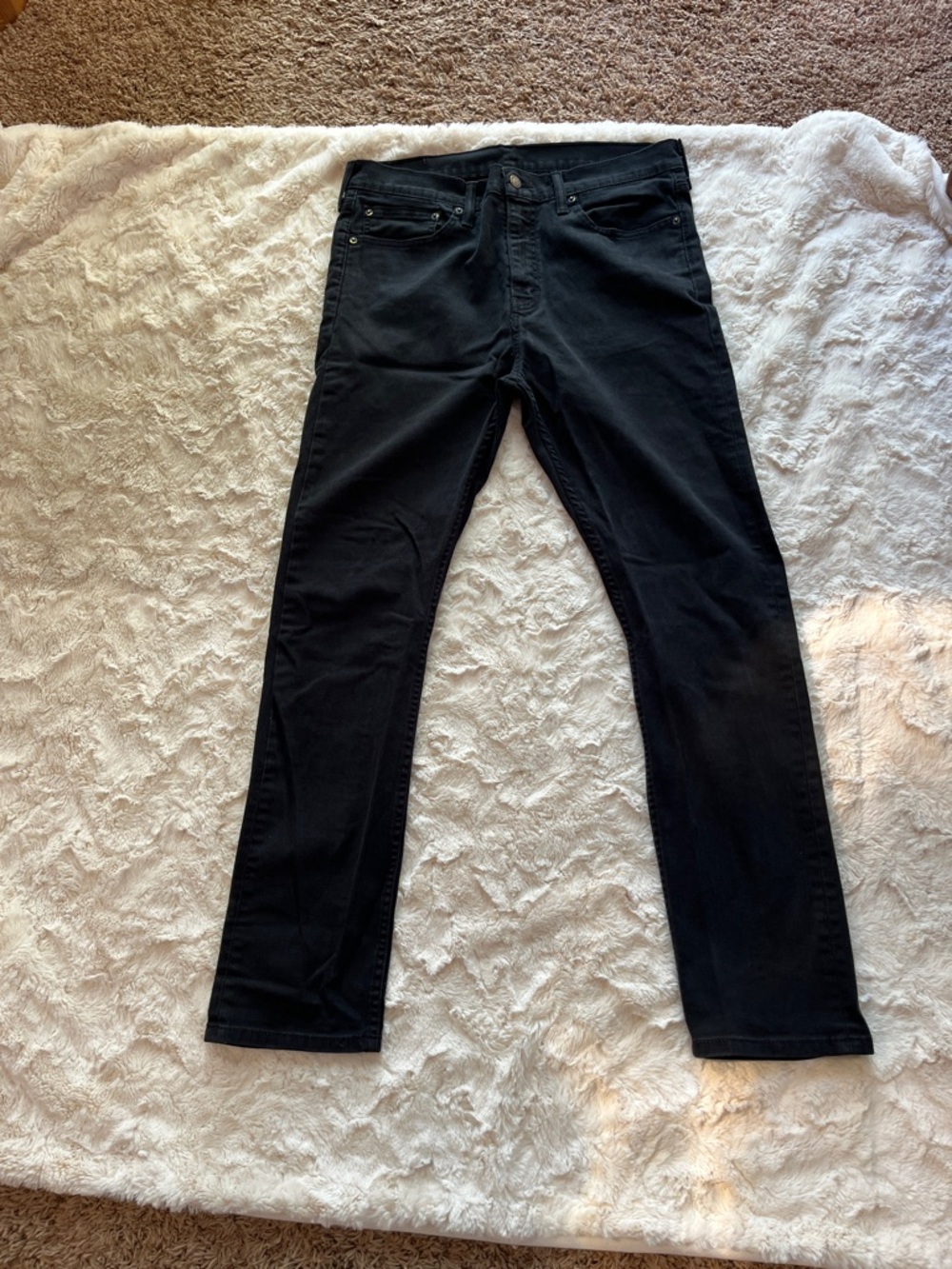 Levi's Black 510 Slim Straight Jeans